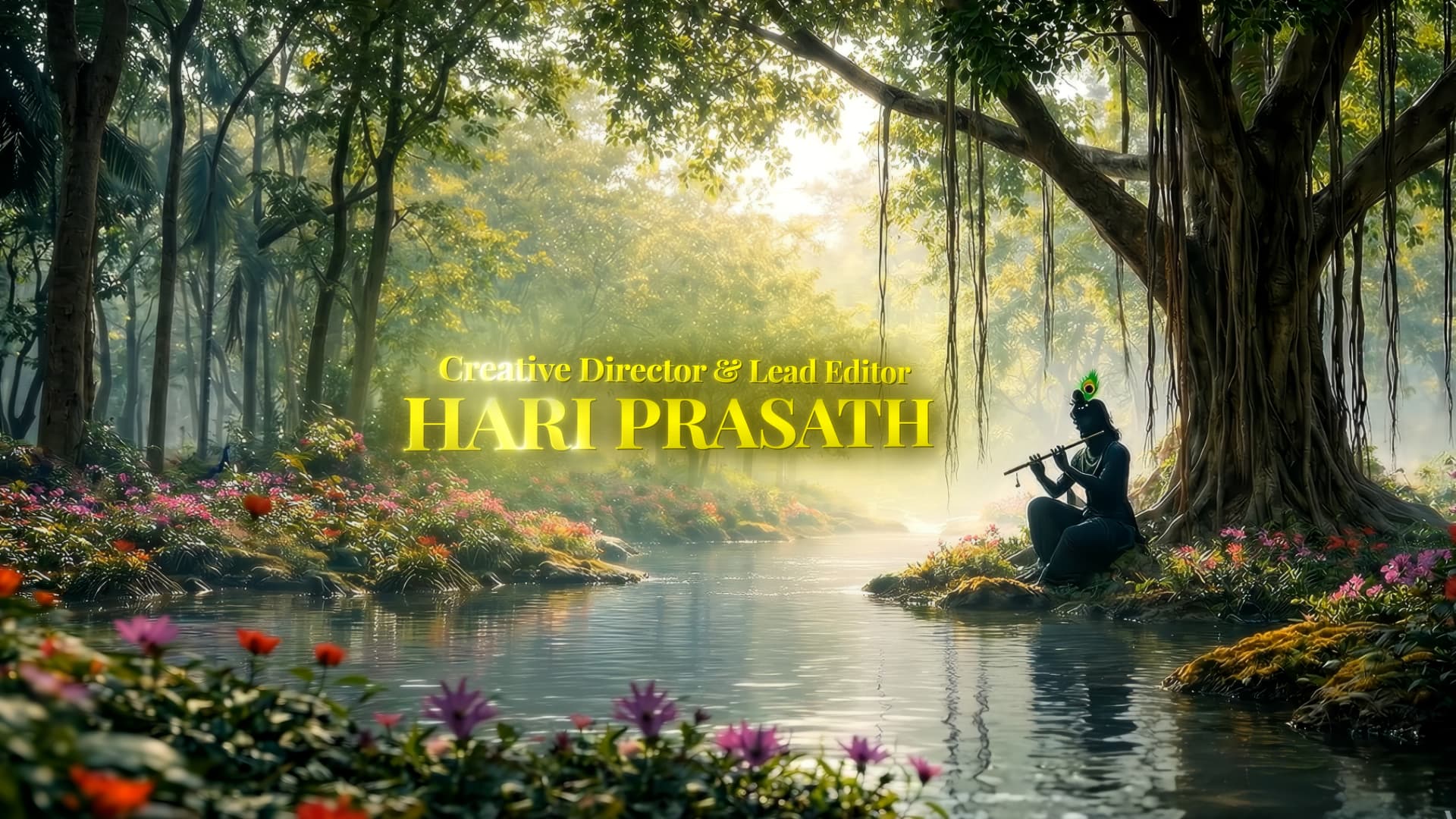 Final film credit frame — Creative Director and Lead Editor, Hari Prasath